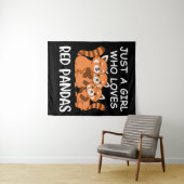 Kawaii Gift Women is gewoon een meisje dat van Rod Wandkleed (In Situ (horizontaal))