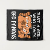 Kawaii Gift Women is gewoon een meisje dat van Rod Wandkleed (Voorkant (horizontaal))