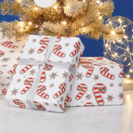 Kawaii Ginger Brood Cookie Cadeaupapier