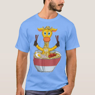 Kawaii Giraffe Japans Ramen Noodles I Otaku Anim T-shirt