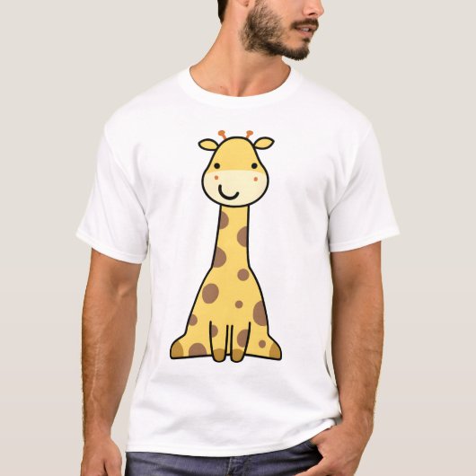 Kawaii Giraffe T-shirt (Voorkant)
