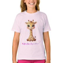 Kawaii giraffe T-shirt – Little Wild One