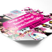 KAWAII GIRL Anime - Ontwerp Je Eigen Kaarten Cadea Foto Afdruk (Hoek)