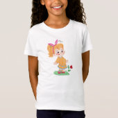 Kawaii Girl Flower "Olivia" Kinder T-shirt (Voorkant)
