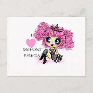 Kawaii girl - gepersonaliseerd briefkaart