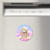 Kawaii girl magnet (Insitu (Vaatwasser))