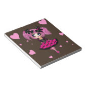 Kawaii Girl PinkP Prom Princess Notitieblok (Schuin)