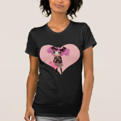 Kawaii Girl PinkP - schoolmeisje T-shirt (Voorkant)