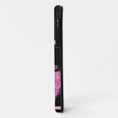 Kawaii Girl PinkyP zwarte roze harten Case-Mate iPhone Case (Achterkant/links)