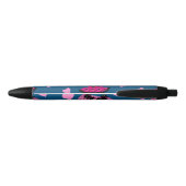 Kawaii Girl Roze Prom Prinses Zwarte Inkt Pen (Achterkant)