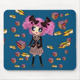 Kawaii Girl Student Gifts met PinkyP Muismat