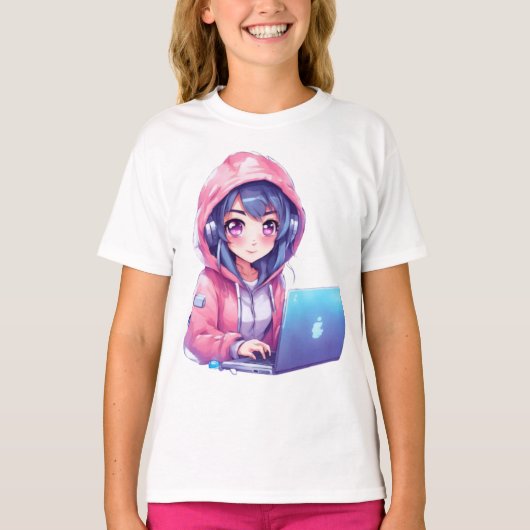 Kawaii Girl T-shirt (Voorkant)