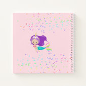 Kawaii Girls ZEEMEERMIN Wanabe Een Eenhoorn Roze P Notitieboek (Achterkant)