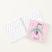 Kawaii Girls ZEEMEERMIN Wanabe Een Eenhoorn Roze P Notitieboek (Binnen)