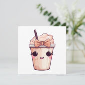 Kawaii Glimlachende Frappe (Staand voorkant)