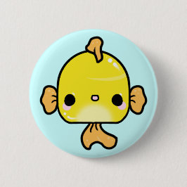 Kawaii GoldFish (je verandert de achtergrond!) Ronde Button 5,7 Cm