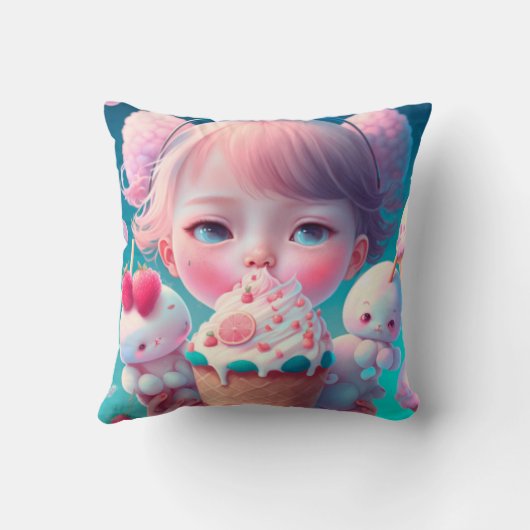 Kawaii gooipijp kussen (Achterkant)