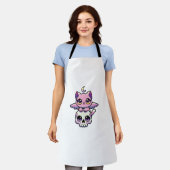 Kawaii Gothic Cat Pastel Gothic Gothic Cat _2 Schort (Gedragen)