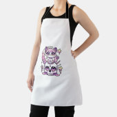 Kawaii Gothic Cat Pastel Gothic Gothic Cat _4 Schort (Insitu)