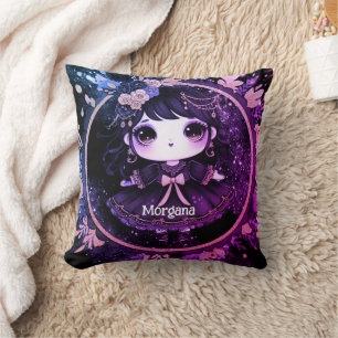 Kawaii Gothic Meisjes Schattige Gepersonaliseerde Kussen