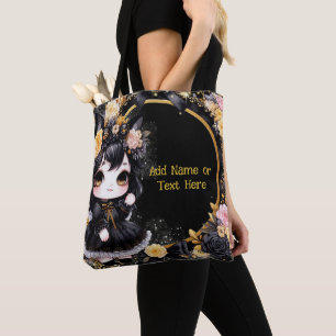 Kawaii Gothic Meisjes Schattige Gepersonaliseerde  Tote Bag