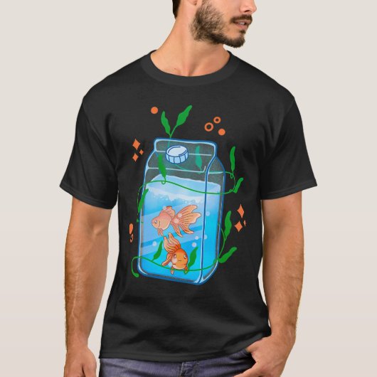 Kawaii Goudvis T-shirt (Voorkant)