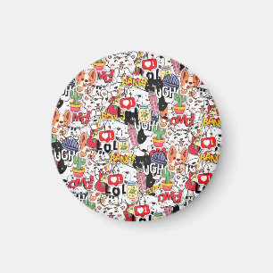 kawaii grappig huisdierontwerp - schattige dierenl magneet