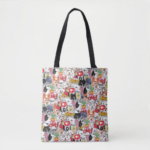 kawaii grappig huisdierontwerp - schattige dierenl tote bag