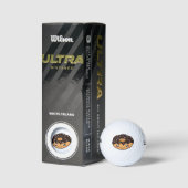 Kawaii grappige en coole donut golfballen (Verpakking)
