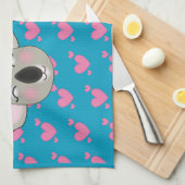 Kawaii grappige koalas uit liefde keukenhanddoek (Quarter Fold)
