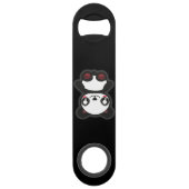 Kawaii grappige panda flesopener speed flessenopener (Achterkant)