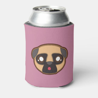 Kawaii grappige pug fles koeler