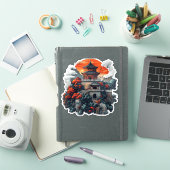 Kawaii GreatWall Dragon Tower-Sticker Sticker (iPad Cover)