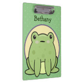 Kawaii Green Frog gepersonaliseerd Klembord (Rechts)