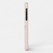 Kawaii grijze kat roze gepersonaliseerde telefoonh Case-Mate iPhone case (Achterkant/links)