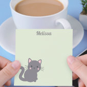 Kawaii Grijze Kat Salie Plaknotities Post-it® Notes