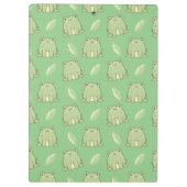 Kawaii Groene Kikker Persoonlijk  Klembord (Achterkant)
