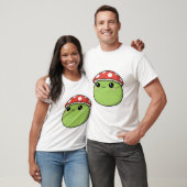 Kawaii Groene Paddenstoel T-shirt (Unisex)