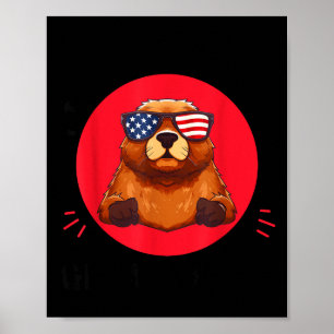 Kawaii Grond marmot Ik hou gewoon echt van schatti Poster
