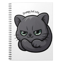 Kawaii Grumpy Cat voor Noten en Doodles Notitieboek