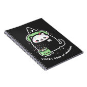 Kawaii Grunge Book of Shadows with Witch Kat Notitieboek (Rechterzijde)