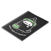 Kawaii Grunge Book of Shadows with Witch Kat Notitieboek (Linkerzijde)