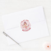 Kawaii Gym Meisje Sticker (Envelop)