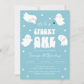 Kawaii Halloween 1e Boo-Day Verjaardag Jongen Meis Kaart (Voorkant)