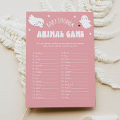 Kawaii Halloween Baby Dier Baby shower Spel Kaart