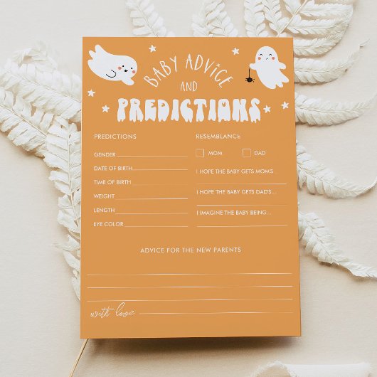 Kawaii Halloween Baby shower Advies & Voorspelling Kaart