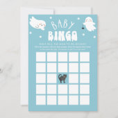 Kawaii Halloween Baby shower Bingo Game Kaart (Voorkant)
