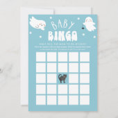 Kawaii Halloween Baby shower Bingo Game Kaart (Achterkant)