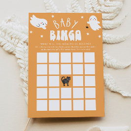 Kawaii Halloween Baby shower Bingo Game Kaart