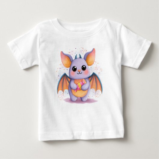 Kawaii Halloween Bat T-shirt (Voorkant)